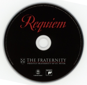 CD Requiem, Priestly Fraternity of St Peter